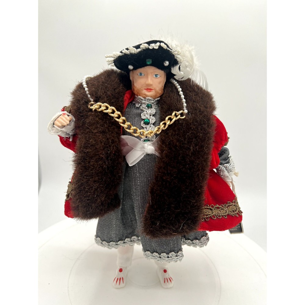 Rare New 8" Vintage 1950s Peggy Nisbet Doll 6060 King Henry VIII England No Box